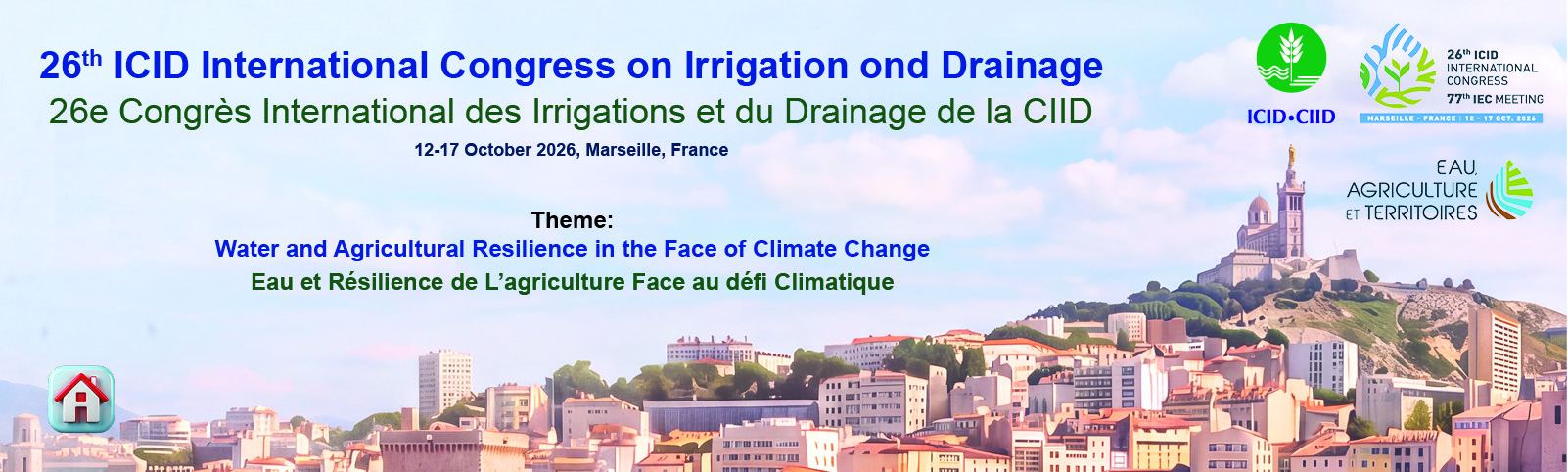 26th ICID Congress & 77th IEC Meeting, Marseille, France, 2026