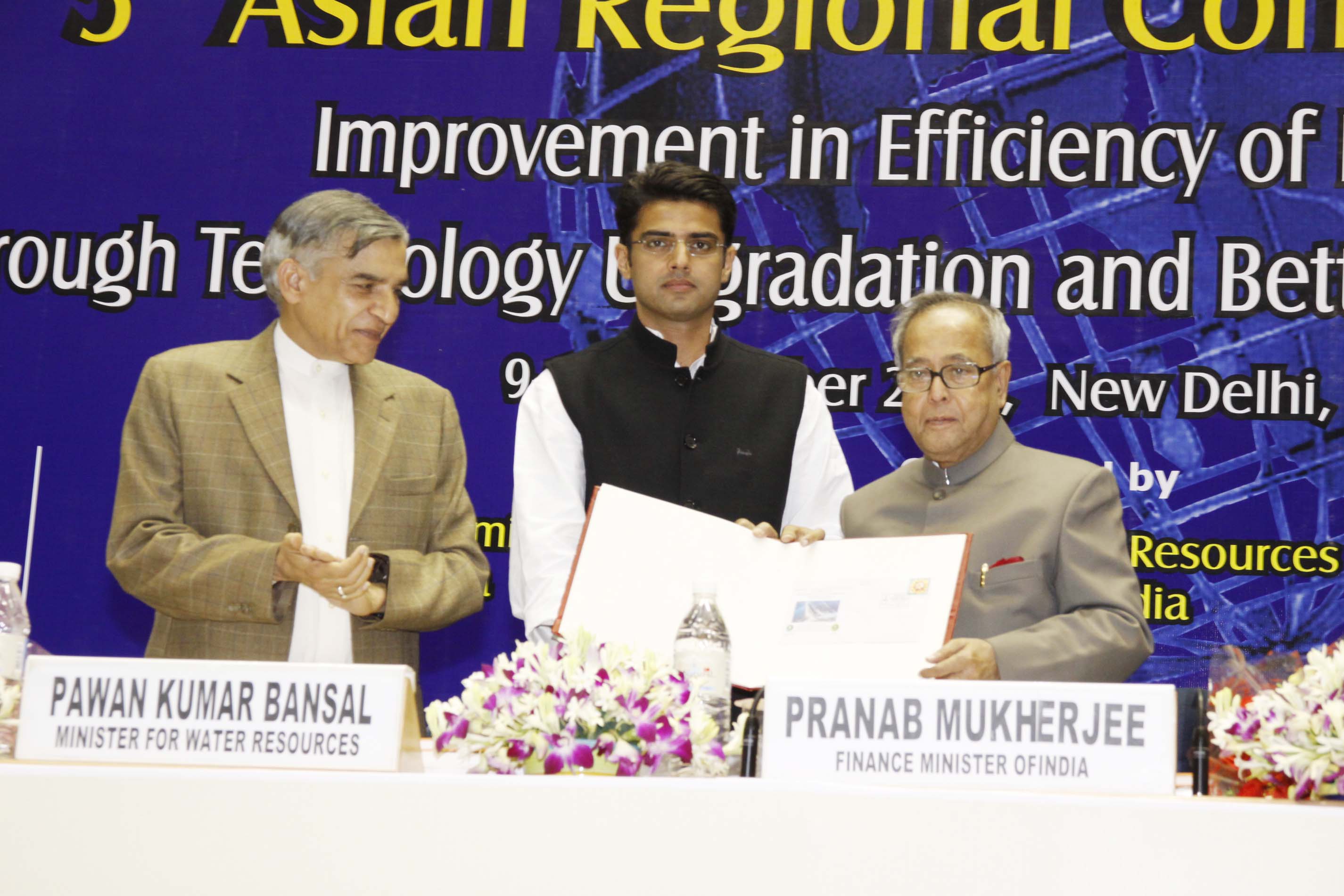 Postal stamp release during the 5th Asian Regional Conference, New Delhi, 2009